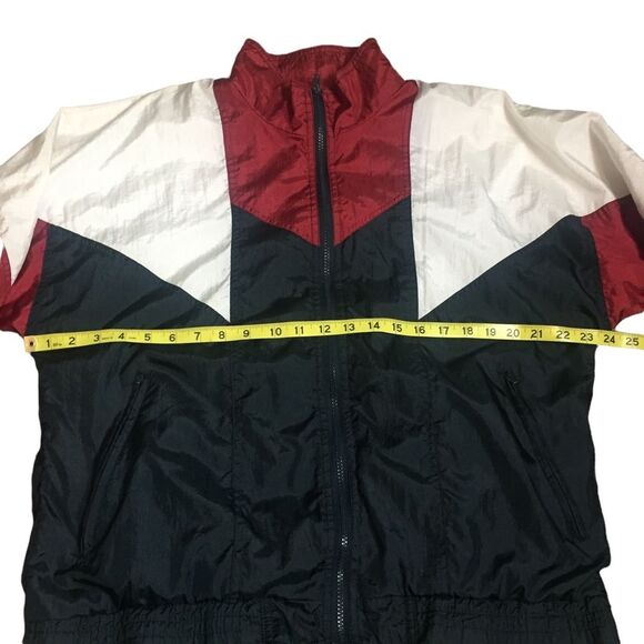 Vintage London Fog Track Jacket Size Small Color Block Nylon Windbreaker - Picture 9 of 14